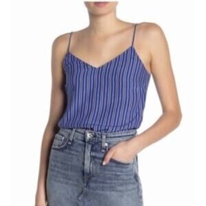 Rag & Bone Astrid Cami in Blue Multi Women's Sz. M